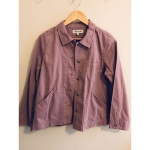 Madewell Lavender Workwear Jacket